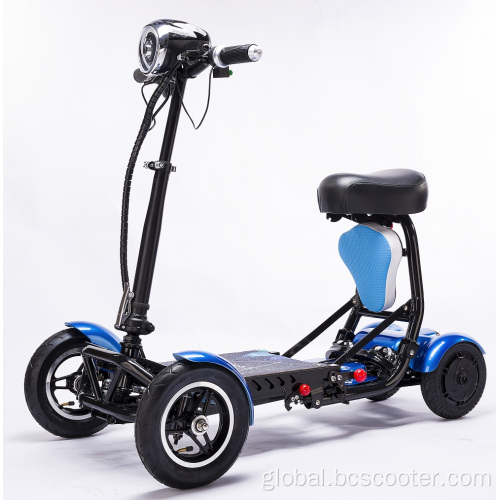 4 Wheel Electric Scooter Lightweight Lithium Battery Airline Approved Scooter Factory